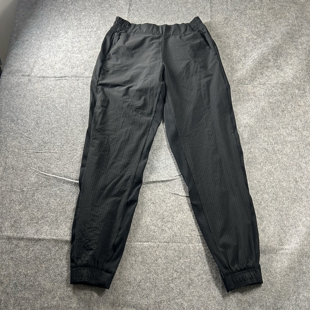Athleta Pants Women's 4 Textured Brooklyn Jogger Ankle Black Athleisure